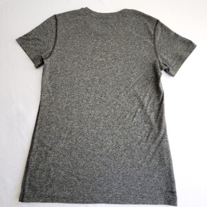 Plain gray back view of the Adidas Eagles t-shirt.