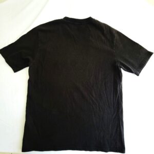 Dirty Denim black t-Plain back view of the black Dirty Denim distressed t-shirt.