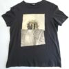 Jack & Jones front view of black cactus graphic design t-shirt