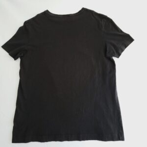 Jack & Jones plain black side view of black cactus graphic design t-shirt
