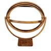 Name view of Italy Judith Leiber gold tone double sided purse mirror