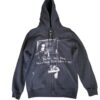 The Crow black graphic hoodie front view